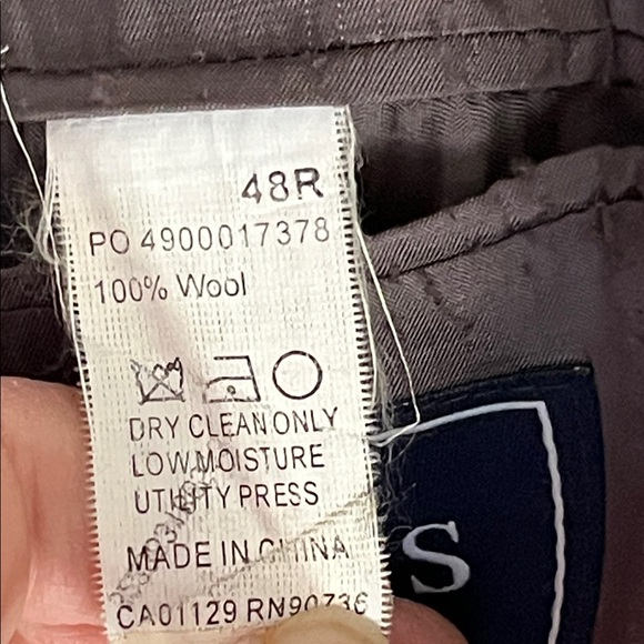 Chaps Classic Gray Men's Blazer - Picture 6 of 10